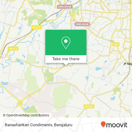 Banashankari Condiments map