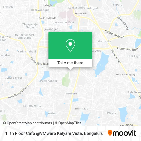 11th Floor Cafe @VMware Kalyani Vista map