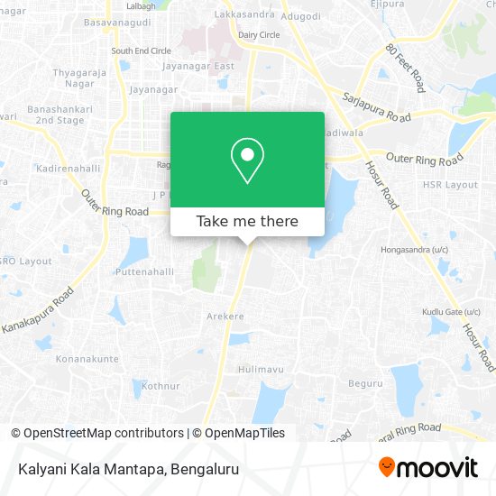 Kalyani Kala Mantapa map