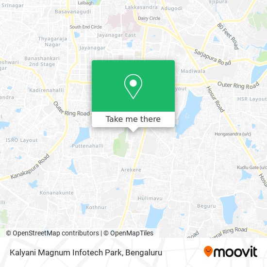 Kalyani Magnum Infotech Park map