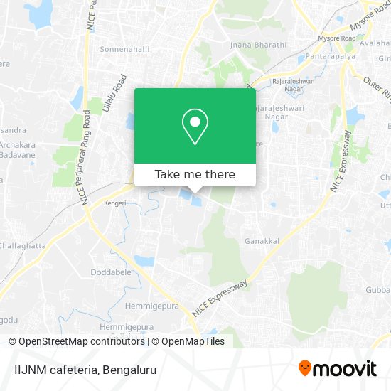 IIJNM cafeteria map