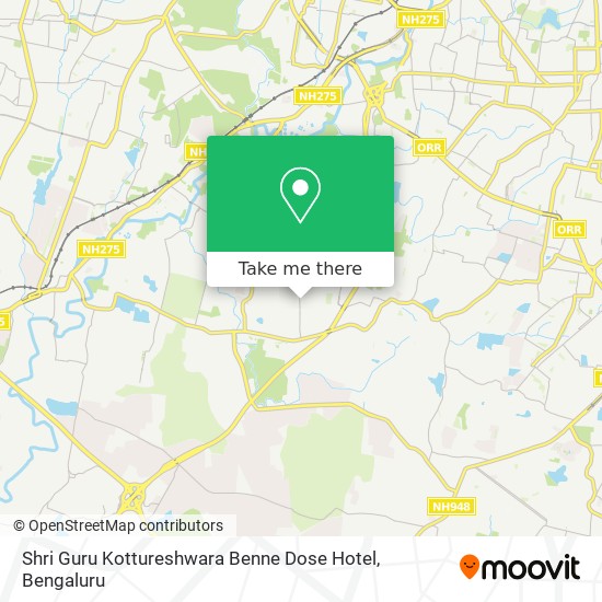 Shri Guru Kottureshwara Benne Dose Hotel map