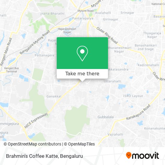 Brahmin's Coffee Katte map