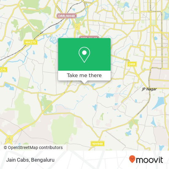 Jain Cabs map