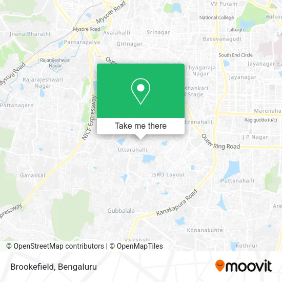 Brookefield map