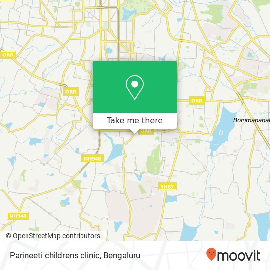 Parineeti childrens clinic map