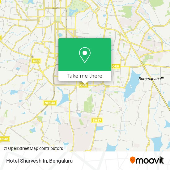 Hotel Sharvesh In map