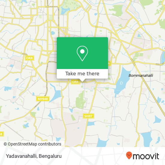 Yadavanahalli map