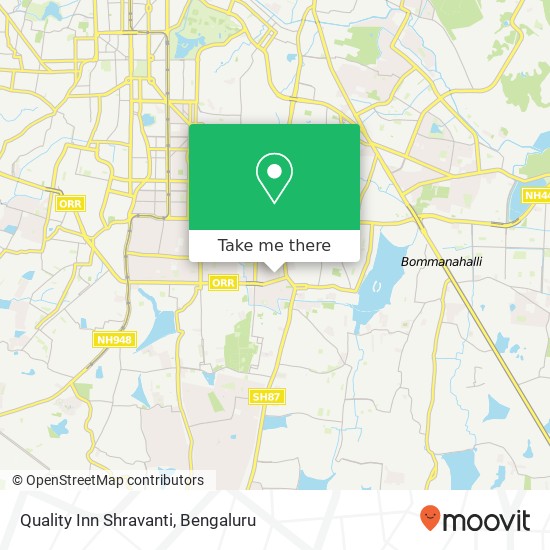 Quality Inn Shravanti map