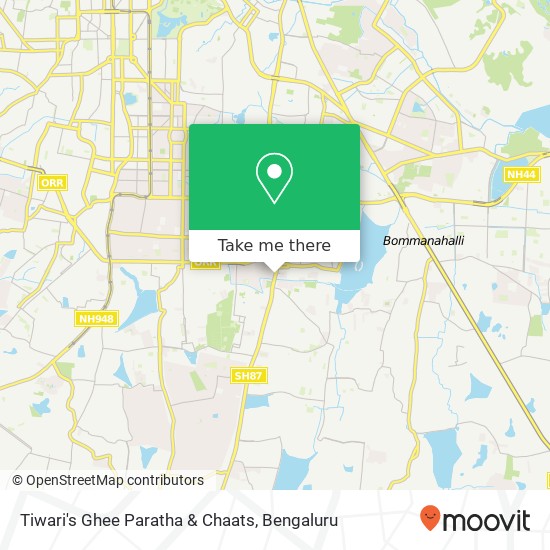 Tiwari's Ghee Paratha & Chaats map