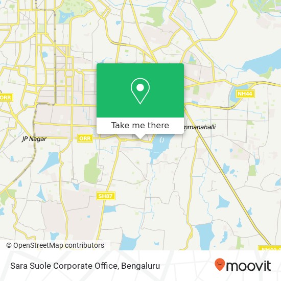 Sara Suole Corporate Office map