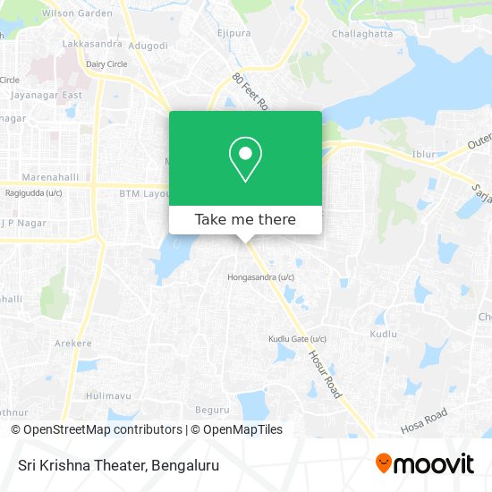 Sri Krishna Theater map