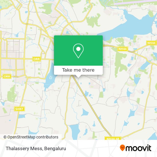 Thalassery Mess map