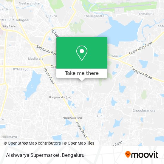 Aishwarya Supermarket map