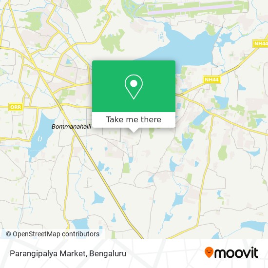 Parangipalya Market map