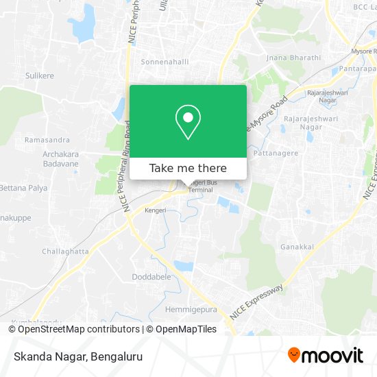 Skanda Nagar map