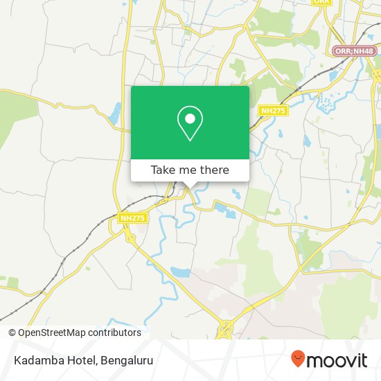 Kadamba Hotel map