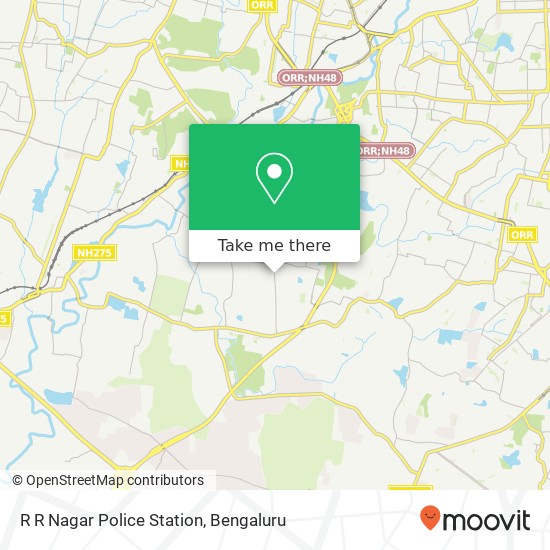 R R Nagar Police Station map