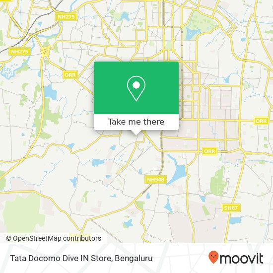 Tata Docomo Dive IN Store map