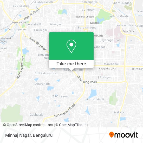 Minhaj Nagar map