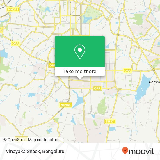 Vinayaka Snack map