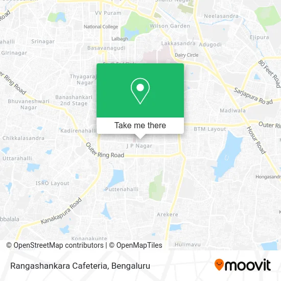 Rangashankara Cafeteria map