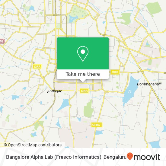 Bangalore Alpha Lab (Fresco Informatics) map