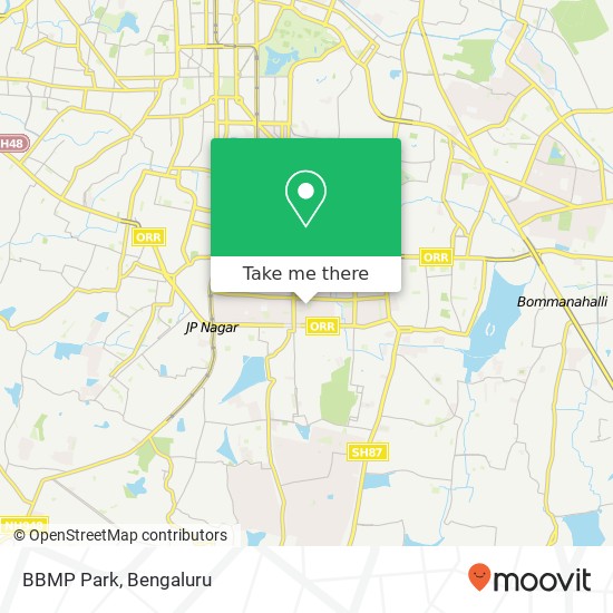 BBMP Park map