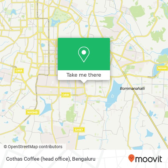 Cothas Coffee (head office) map