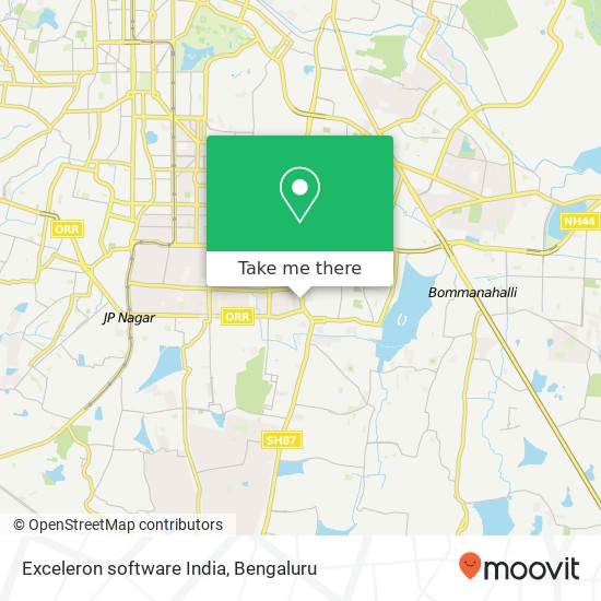 Exceleron software India map