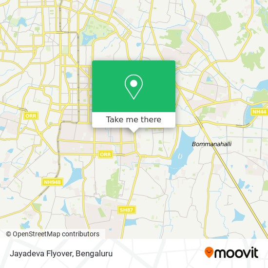 Jayadeva Flyover map