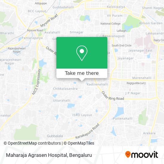 Maharaja Agrasen Hospital map