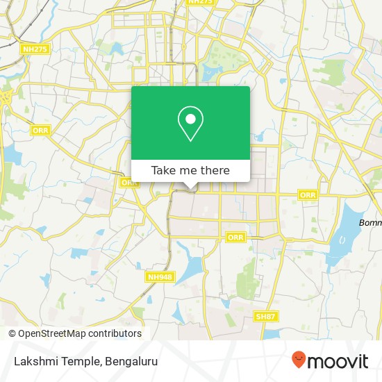 Lakshmi Temple map