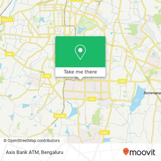 Axis Bank ATM map