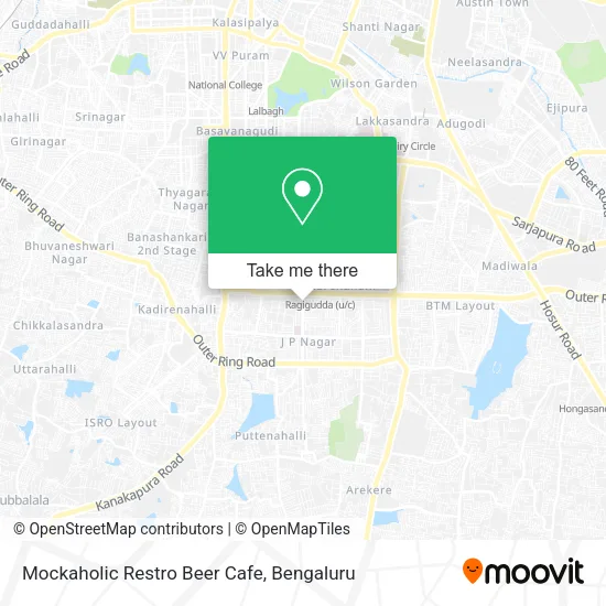 Mockaholic Restro Beer Cafe map