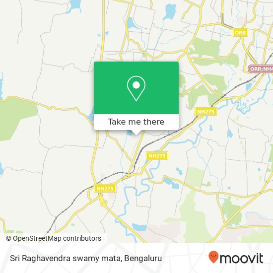 Sri Raghavendra swamy mata map