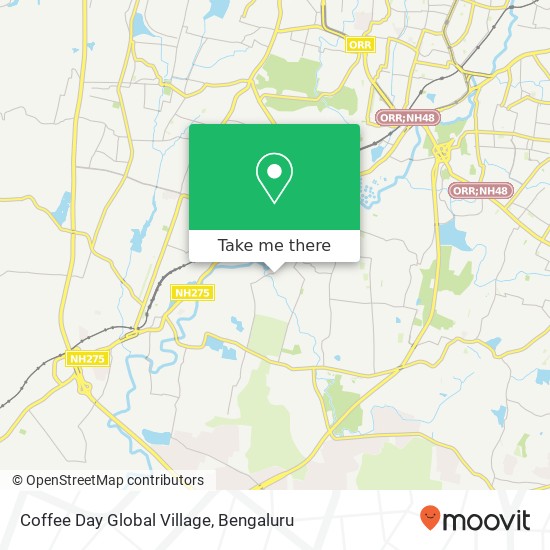 Coffee Day Global Village map