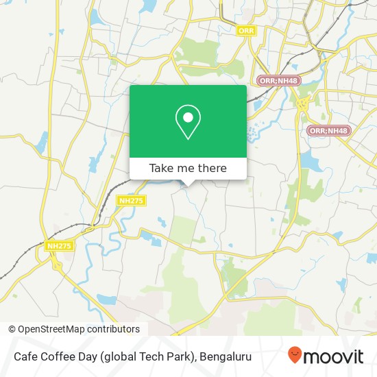 Cafe Coffee Day (global Tech Park) map