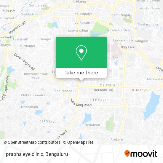 prabha eye clinic map