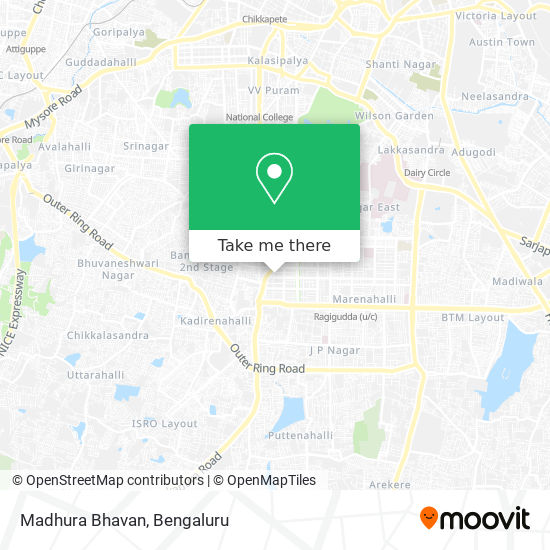 Madhura Bhavan map