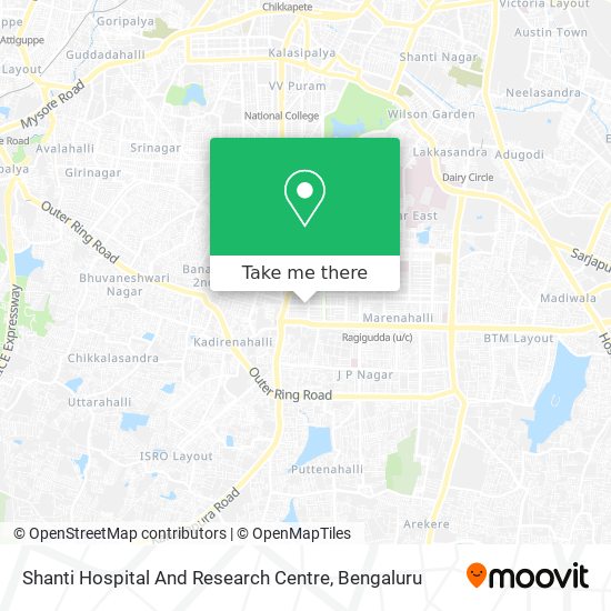 Shanti Hospital And Research Centre map
