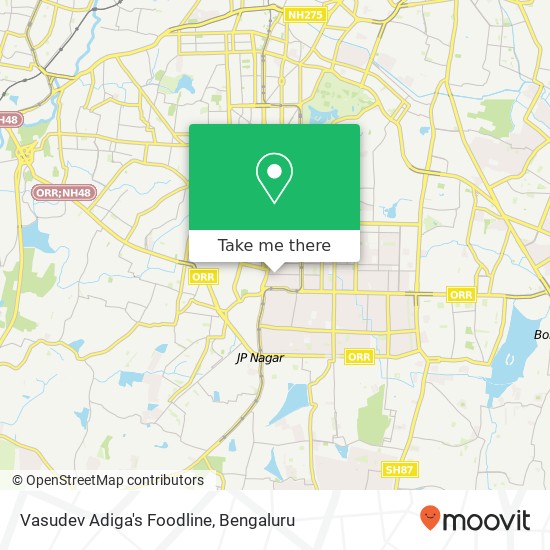 Vasudev Adiga's Foodline map