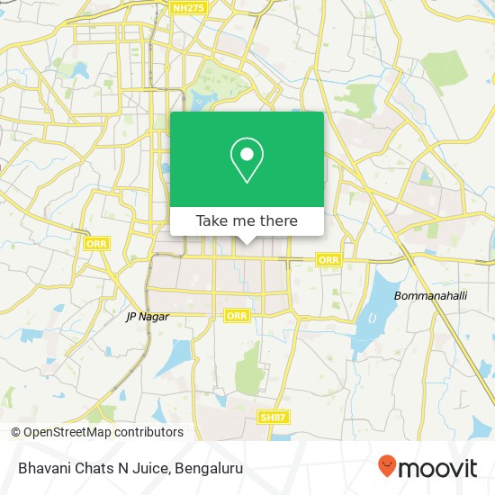 Bhavani Chats N Juice map