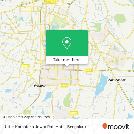 Uttar Karnataka Jowar Roti Hotel map