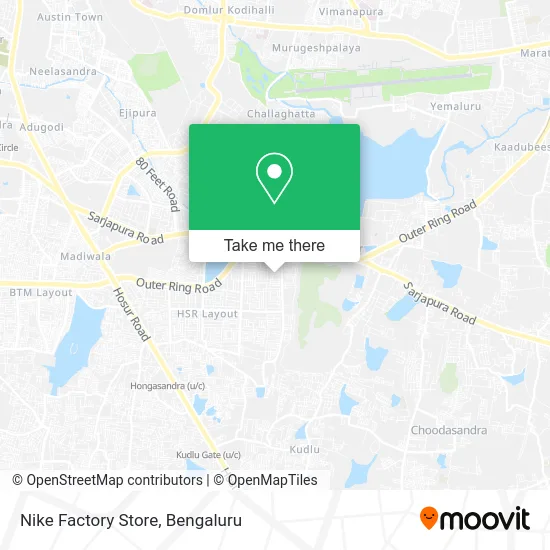 Nike Factory Store map