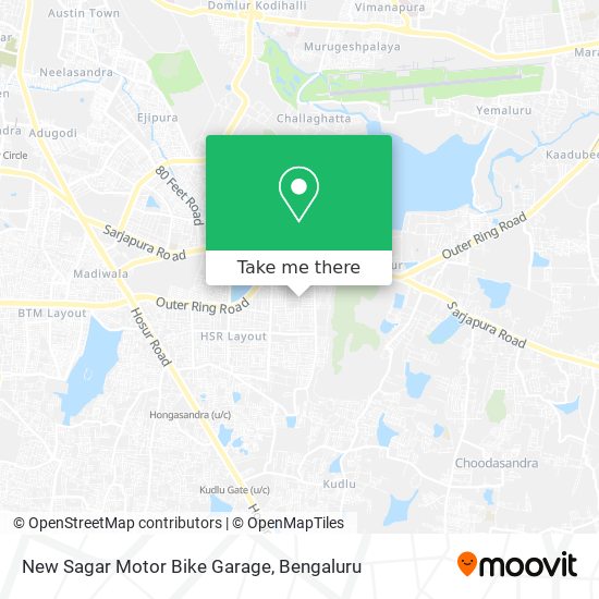 New Sagar Motor Bike Garage map
