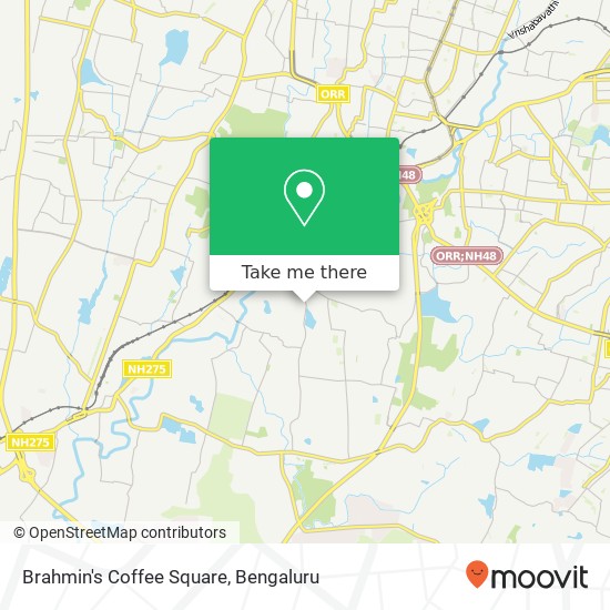 Brahmin's Coffee Square map