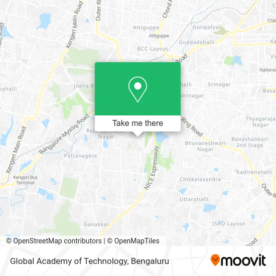 Global Academy of Technology map