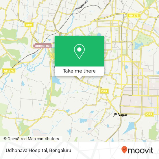 Udhbhava Hospital map