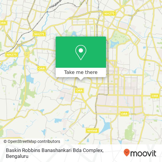 Baskin Robbins Banashankari Bda Complex map